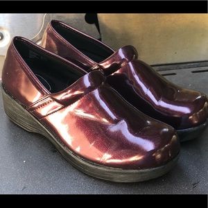 SafeTStep  Maroon Slip Resistant Slip On Shoes